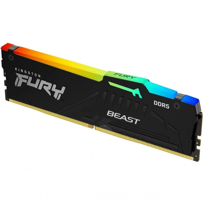 Оперативная память 32Gb DDR5 6400MHz KINGSTON FURY BEAST BLACK RGB () KF564C32BBA-32 Оперативная память 32Gb DDR5 6400MHz KINGSTON FURY BEAST BLACK RGB () KF564C32BBA-32